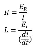 معادلات 1 - المحثات والملفات الكهربائية